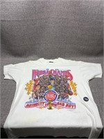 1989 Detroit Pistons World Champs T-Shirt Sz Lg