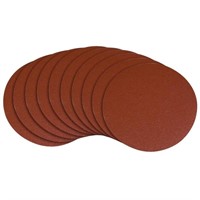 (4)Powertec Sanding Disc 9" Aluminum Oxide PSA,