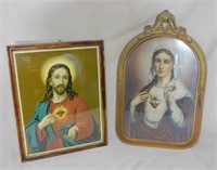 Sacred and Immaculate Heart Religious Prints.