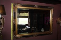 Framed Beveled Mirror