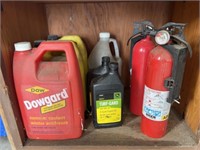 Engine Oil, Antifreeze, Fire Extinguishers