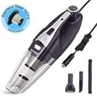KUTIME Handheld Vacuum Cleaner Car Vacuum with LED