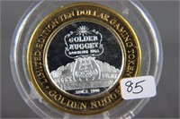 .999 Silver Poker Chip - Golden Nugget - Las Vegas