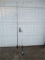 Lot of 2 Rod and Fishing Reels