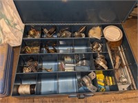 Metal Storage Box w/ Hardware    (Shed 3)