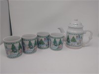 Precious Moments Teapot/Mug Set