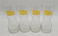 Vintage Libbey Tab Soda Glasses (4)