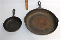 2 Cast Iron Skillets-Large is Wagner Ware