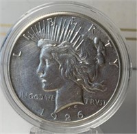 1926 S SILVER PEACE $1 DOLLAR COIN