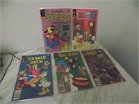 5 Goldkey Comics Underdog, S+Disney, Twlight Zone