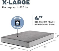 Barkbox Orthopedic Dog Bed | Comfortable Mem Foam