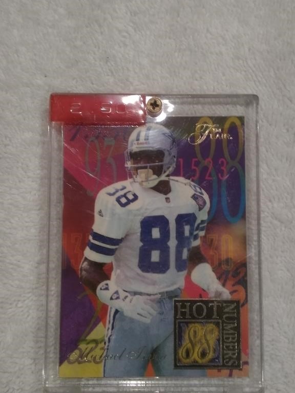 MICHAEL IRVIN 88 1993 MLB TRADING CARD IN GLASS
