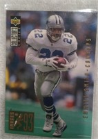 EMMITT SMITH NFL 1993 TRADING CARD IN SLEEVE
