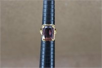 Vintage Faux Amethyst Sarah Coventry Ring