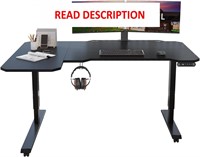 BilBil 59" L-Shaped Electric Standing Desk
