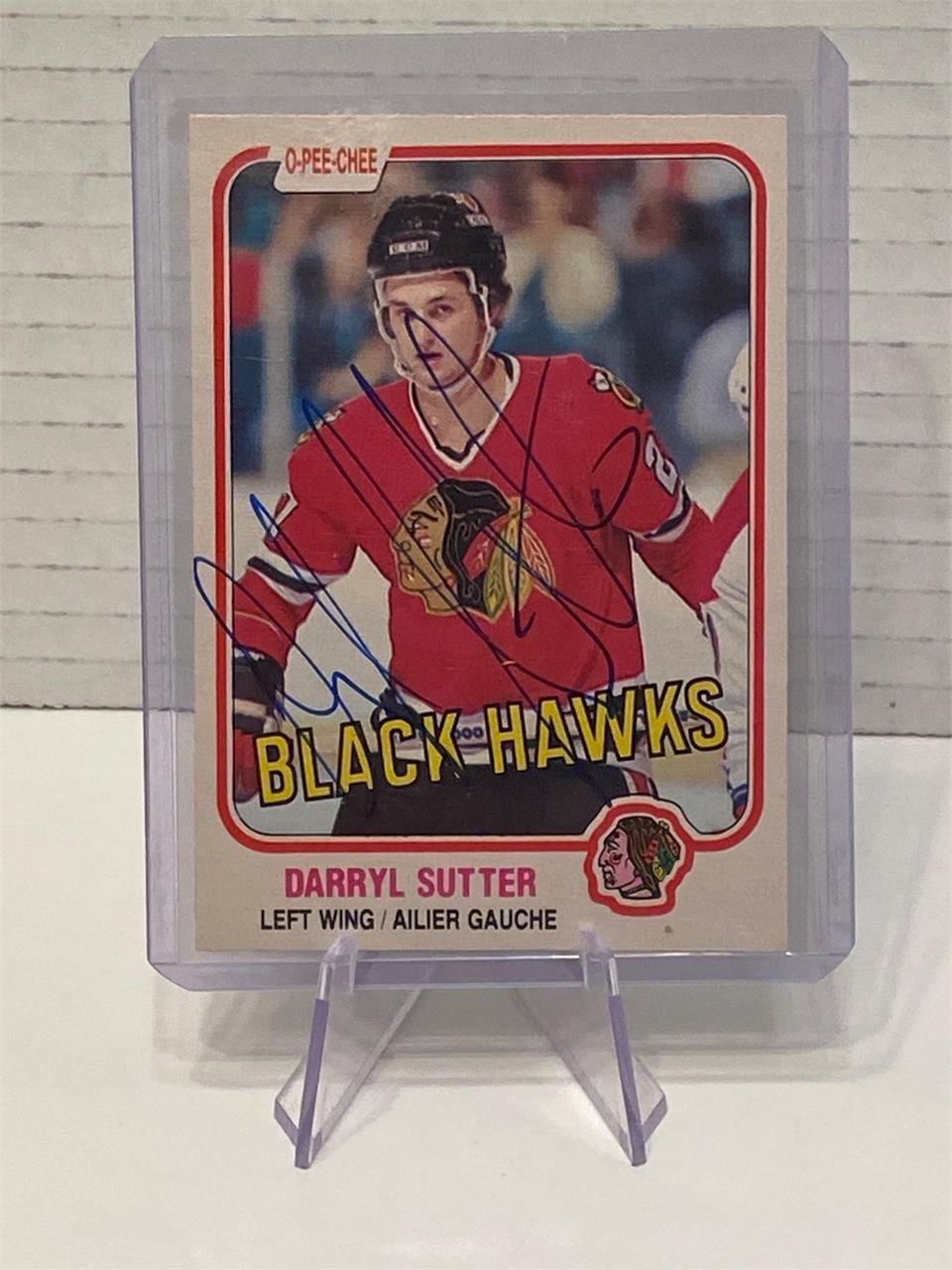 Darryl Sutter Auto NO COA