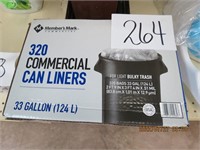 MM 320 commercial can liners 33 gallon