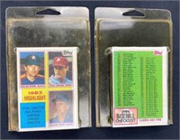 1983-84 Topps Baseball Cards