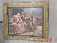 Tristan & Isolde (Edmund Blair Leighton) Framed