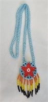 24" Native American Beaded Navajo Seed Necklace