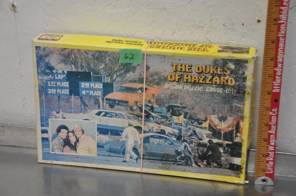 Vintage Dukes of Hazzard puzzle Live and Online Auctions on HiBid com