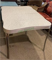 Vintage chrome and Formica kitchen table with a