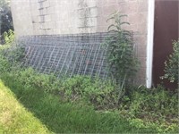 7 sections of 16 foot wire fence panels