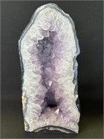 Tower amethyst crystal geode