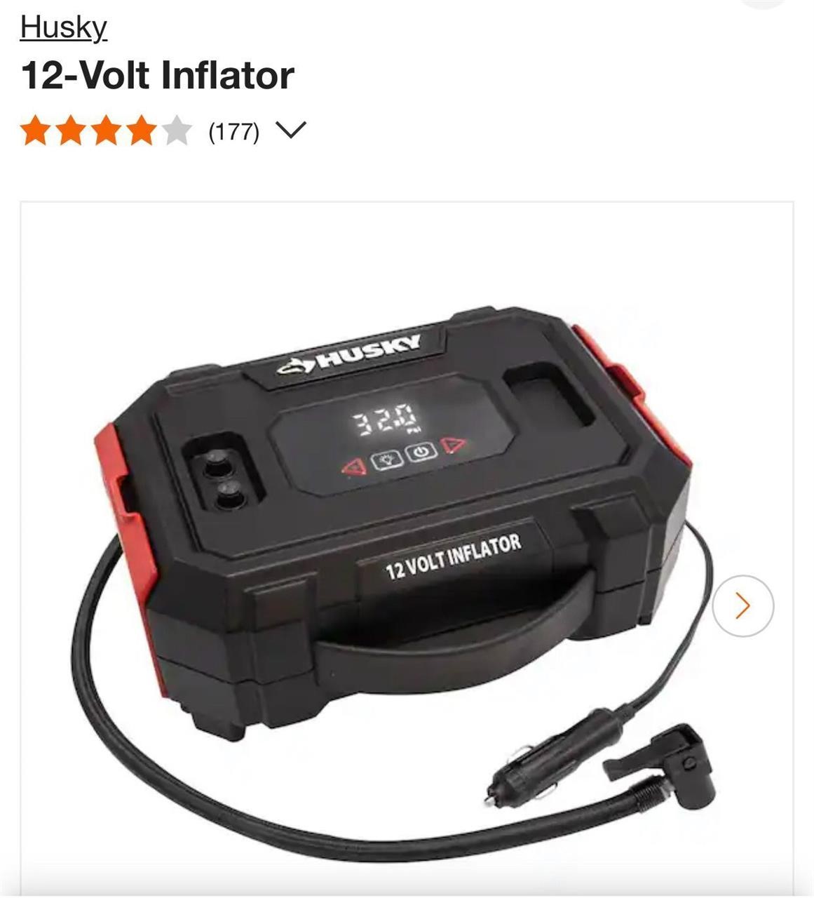 Husky 12-Volt Inflator