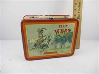 EARLY WEST METAL LUNCH BOX