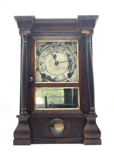 Antique Seth Thomas Clock with Mirrored Panel,