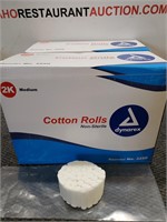 (2) Cases Non Sterile Cotton Rolls