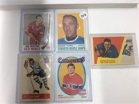 5 Vintage Hockey Cards: Jacques Plante