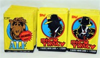8 Alf & 12 Dick Tracy Movie Card Packs Unopened
