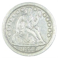 Fine 1856 Large Date Dime