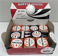Vintage Wiffle Ball Store Display w/ 10 Balls