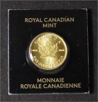 2019 CANADIAN MINT 1 GRAM 9999 GOLD MAPLE LEAF