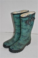 Western Chief Horse Haven Ladies Rubber Boots Sz 9