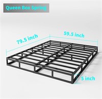 Queen Box Spring 5 Inch High Profile Strong M