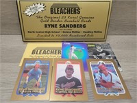 Ryne Sandberg 23K Gold Border Baseball Cards 1993