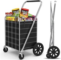 Jumbo Shopping Cart With Wheels And Liner 360â°