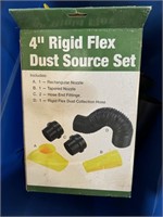 4" Rigid Flex Dust Hose