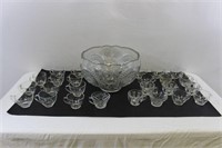 Vintage Punch Bowl & Cups