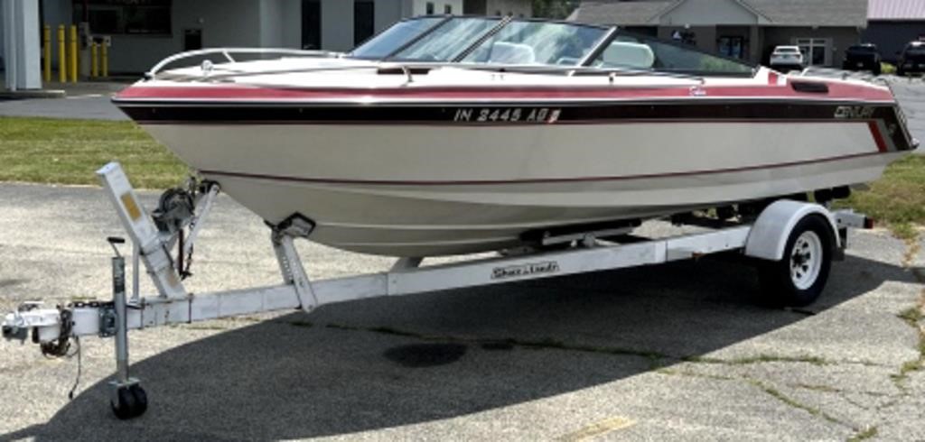 1988 Century Sabre Runabout Boat and Trailer