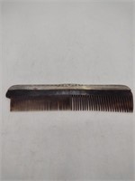 Vintage Sterling Handedled Comb TW: 51.3g
