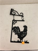 Metal Chicken Wall Hanging