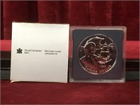 1995 325th Hudson Bay Canada Silver Dollar