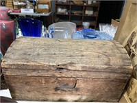 Small antique trunk wooden