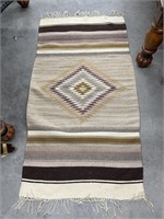 Wool Woven Rug 26" x 59"