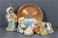 Porcelain Nativity Set and More